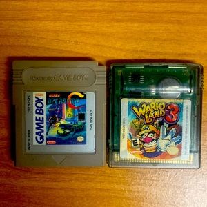 wario 3 for gameboy color. Contra for gameboy.